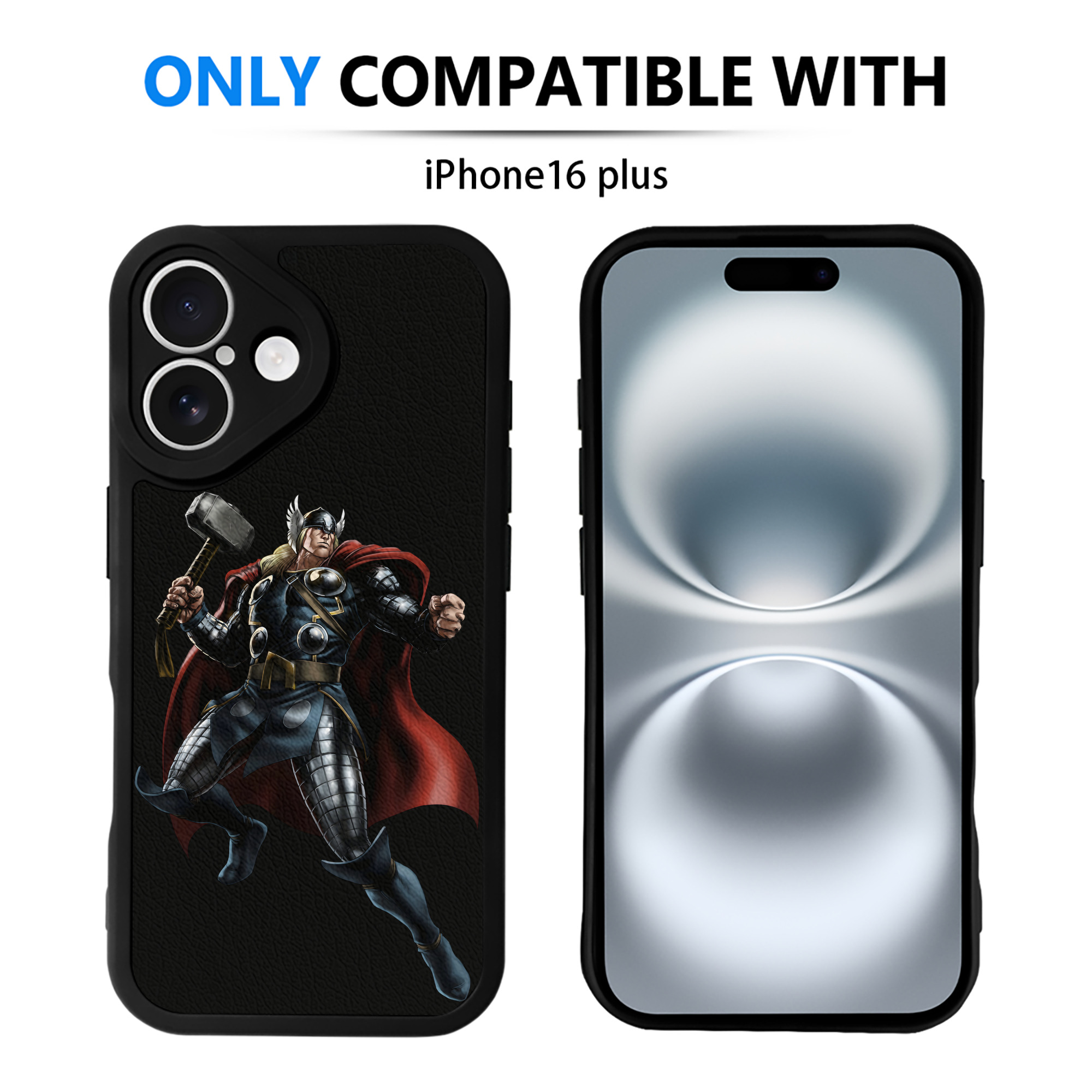 （画像用） アベンジャーズ The Avengers 【iPhone 16シリーズ対応】シリコンスマホケース（レザー調） 材質：シリコン